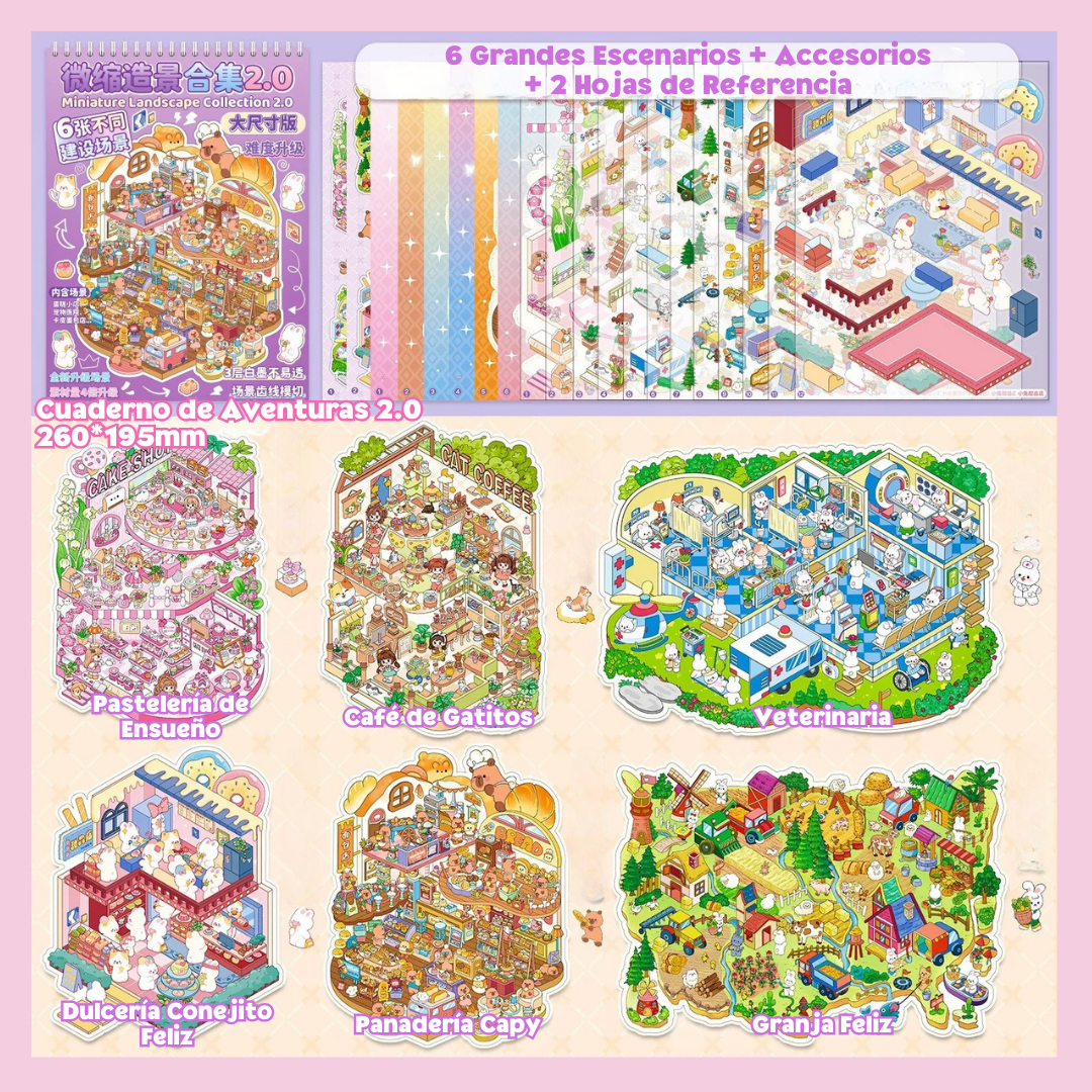 Mundos de Fantasía 2.0 XL - Pack de 6 Escenarios