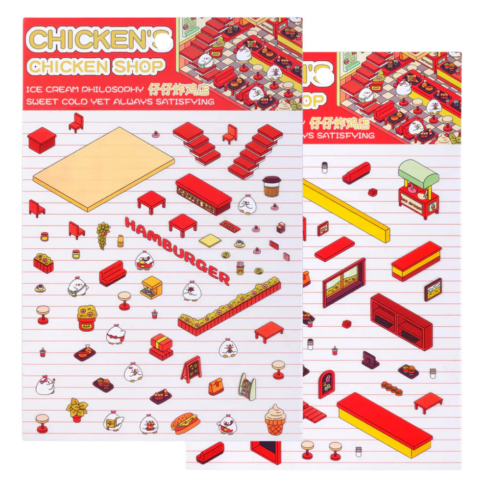 Paseo Comercial - Pack de 4 Escenarios