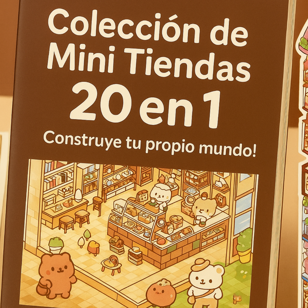 Mini Mundos para construir - Pack de 20 escenarios