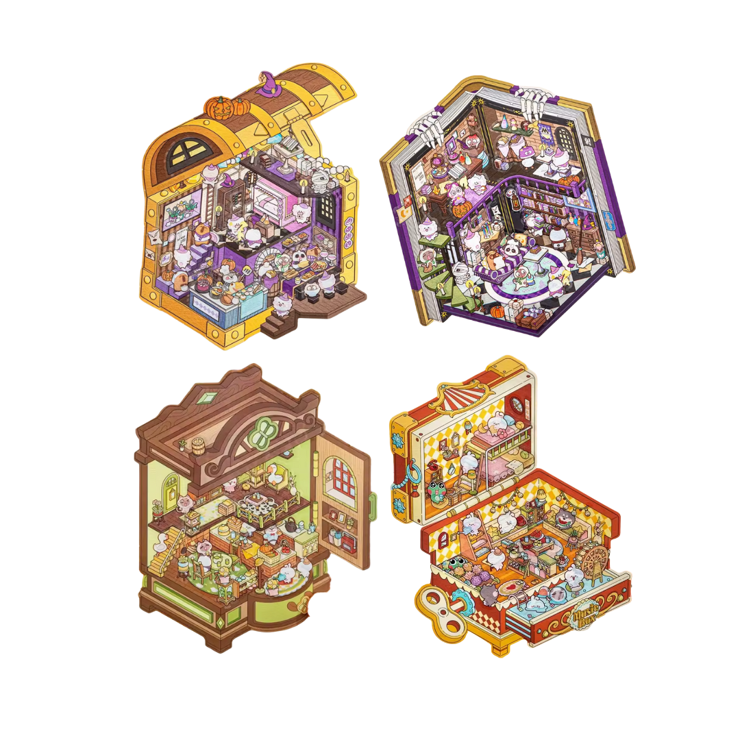 Tesoros de Fantasía - Pack de 4 Escenarios