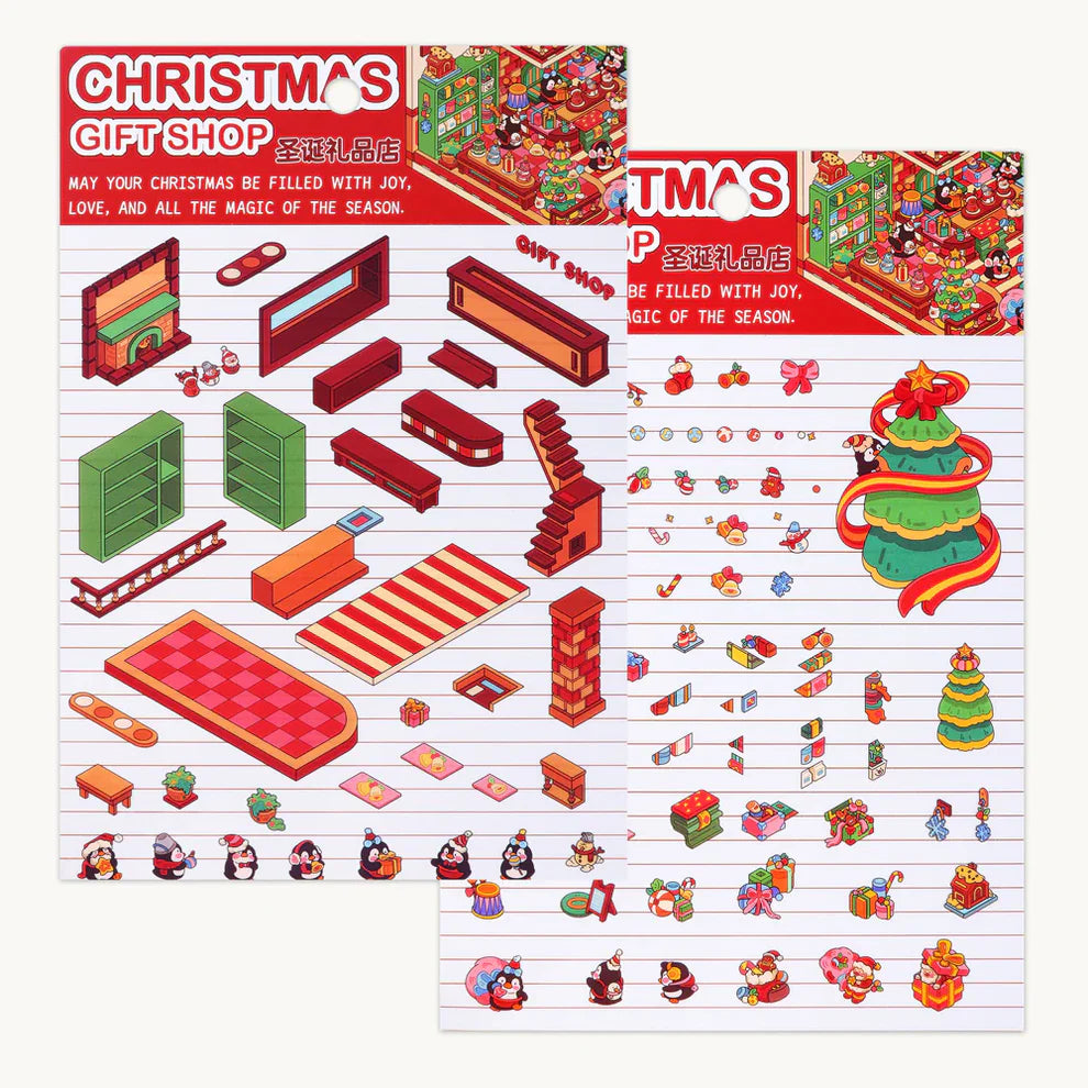 Paseo Comercial - Pack de 4 Escenarios