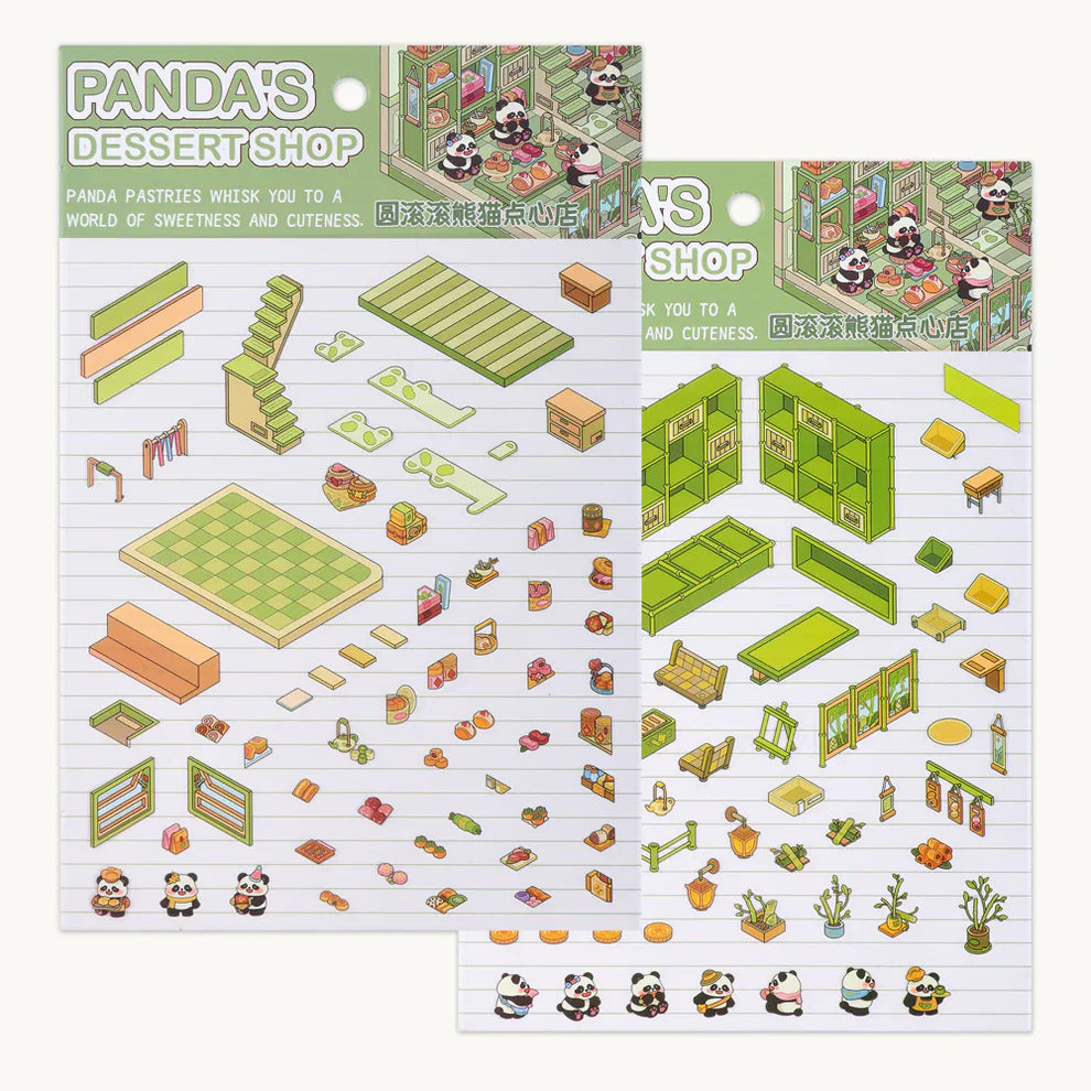Paseo Comercial - Pack de 4 Escenarios