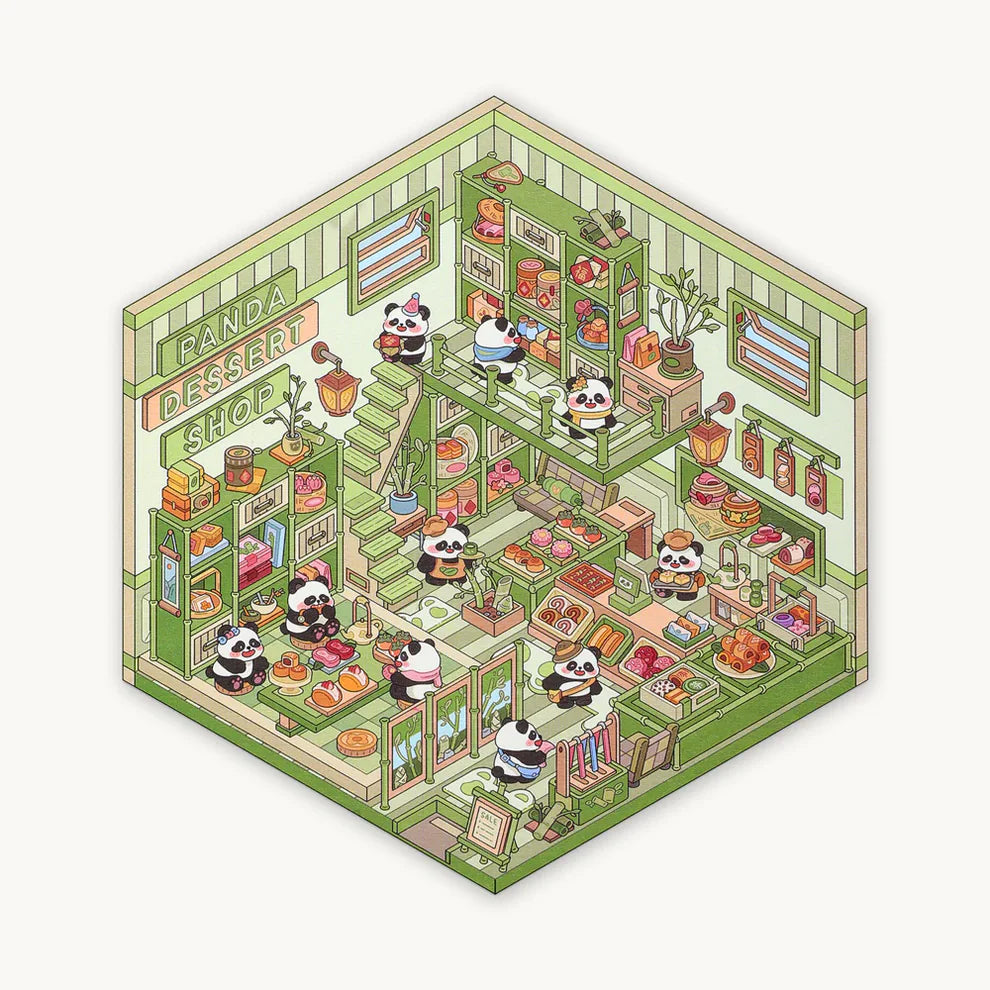 Paseo Comercial - Pack de 4 Escenarios