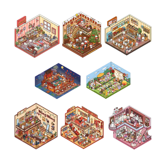 Mundo Festivo - Pack de 8 Escenarios