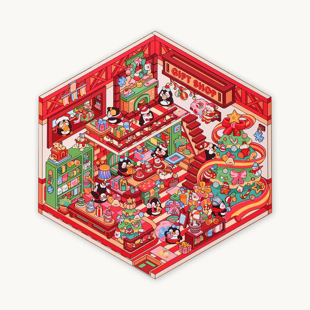 Paseo Comercial - Pack de 4 Escenarios